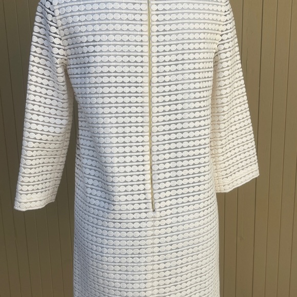 Kate Spade Ashby Cream Shift Dress Size 0 - Picture 6 of 8